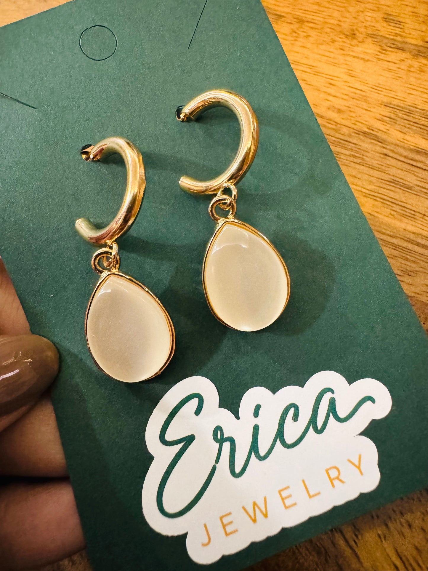 Teardrop Glimmer Earrings