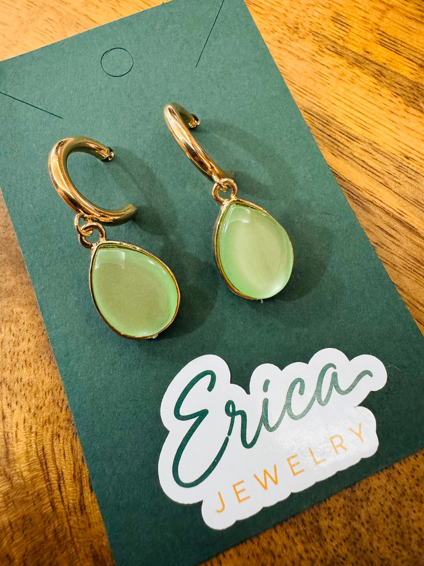 Teardrop Glimmer Earrings