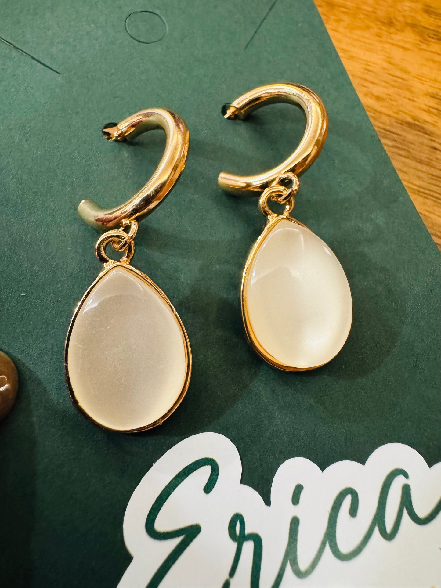 Teardrop Glimmer Earrings