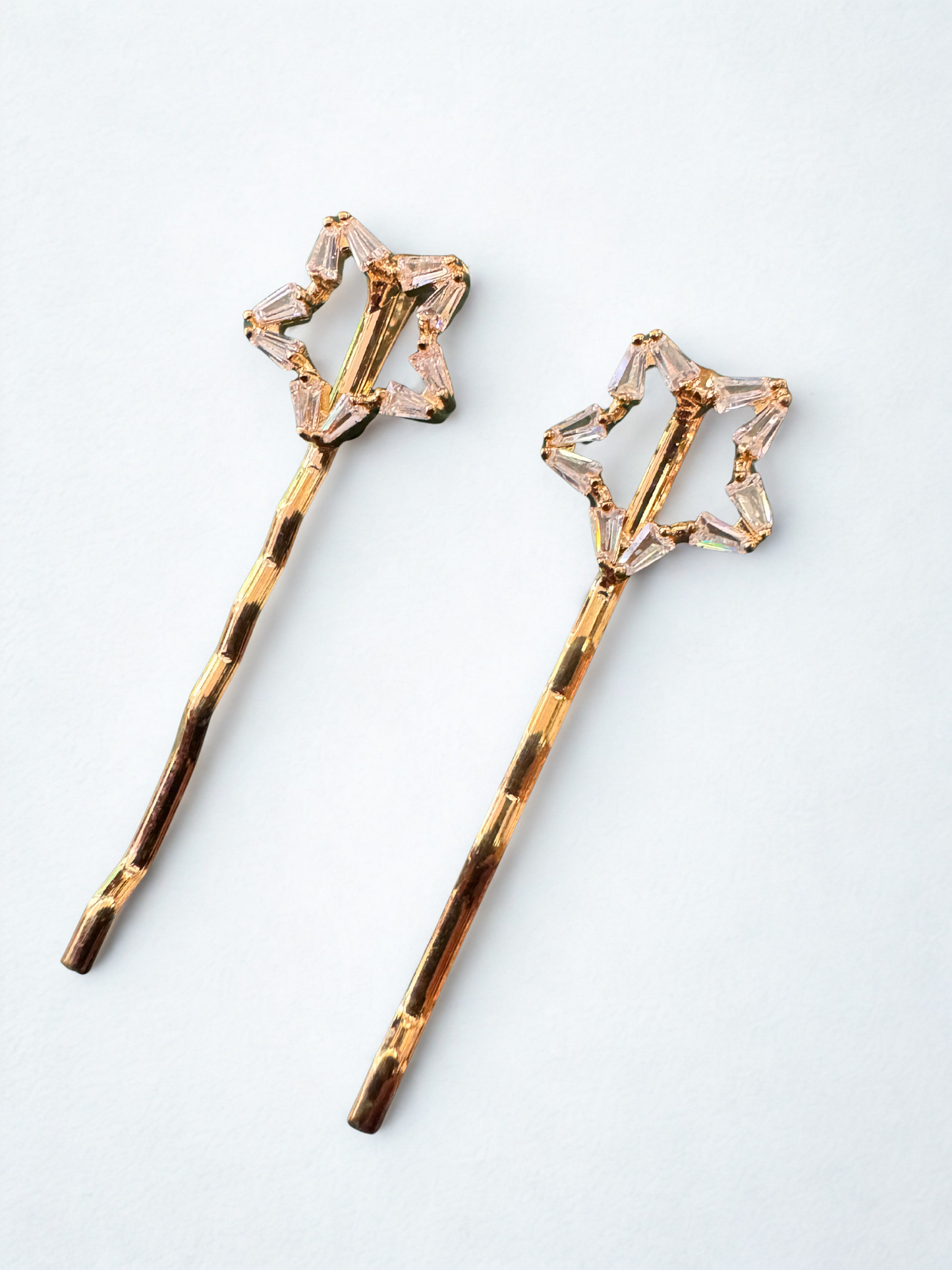 Starry Wand Crystal Hairpins