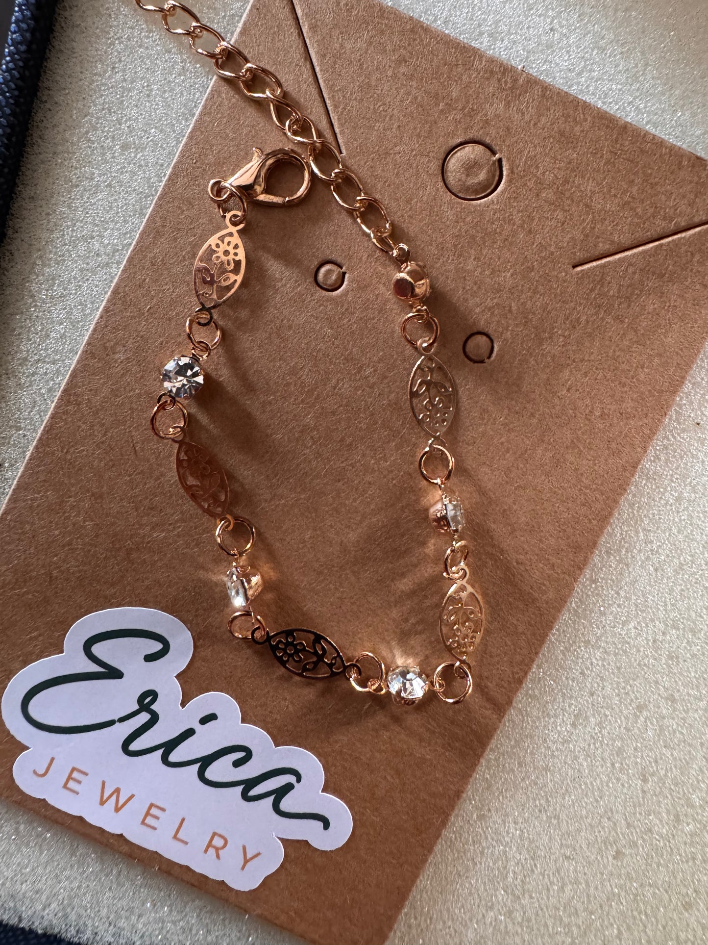 Flora Glint Bracelet Discover minimal, everyday gold jewelry designed for modern women. Shop earrings, rings, and necklaces at Erica Jewelry.