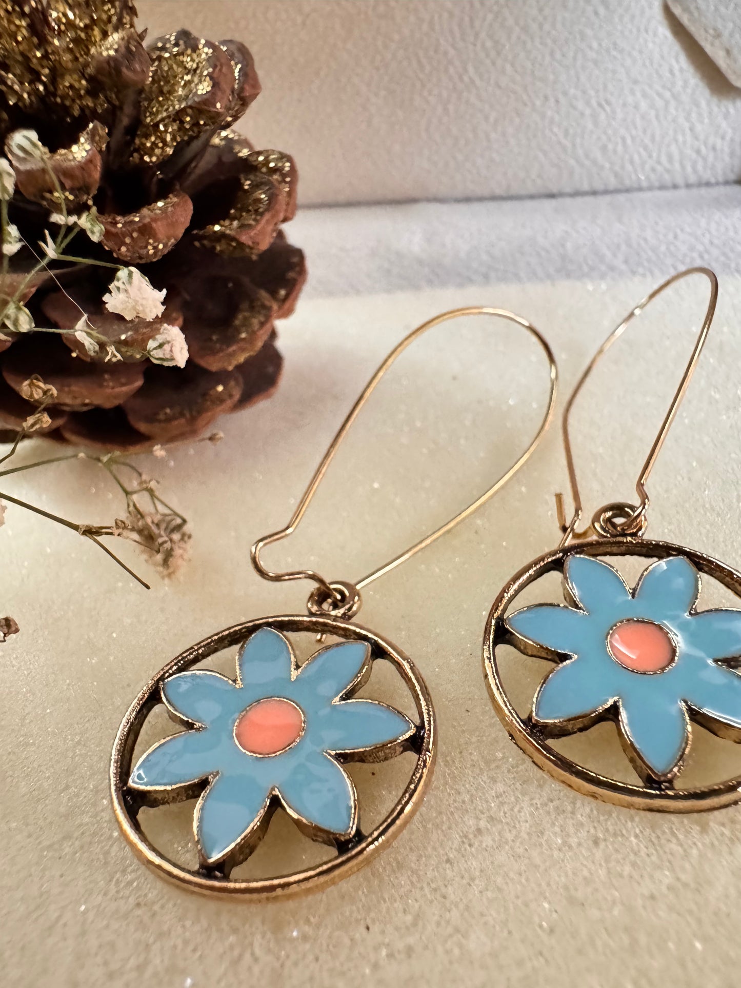 Imbali Antique Gold Danglers