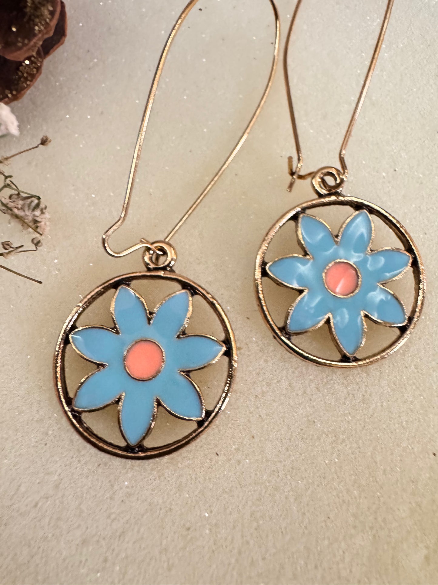 Imbali Antique Gold Danglers
