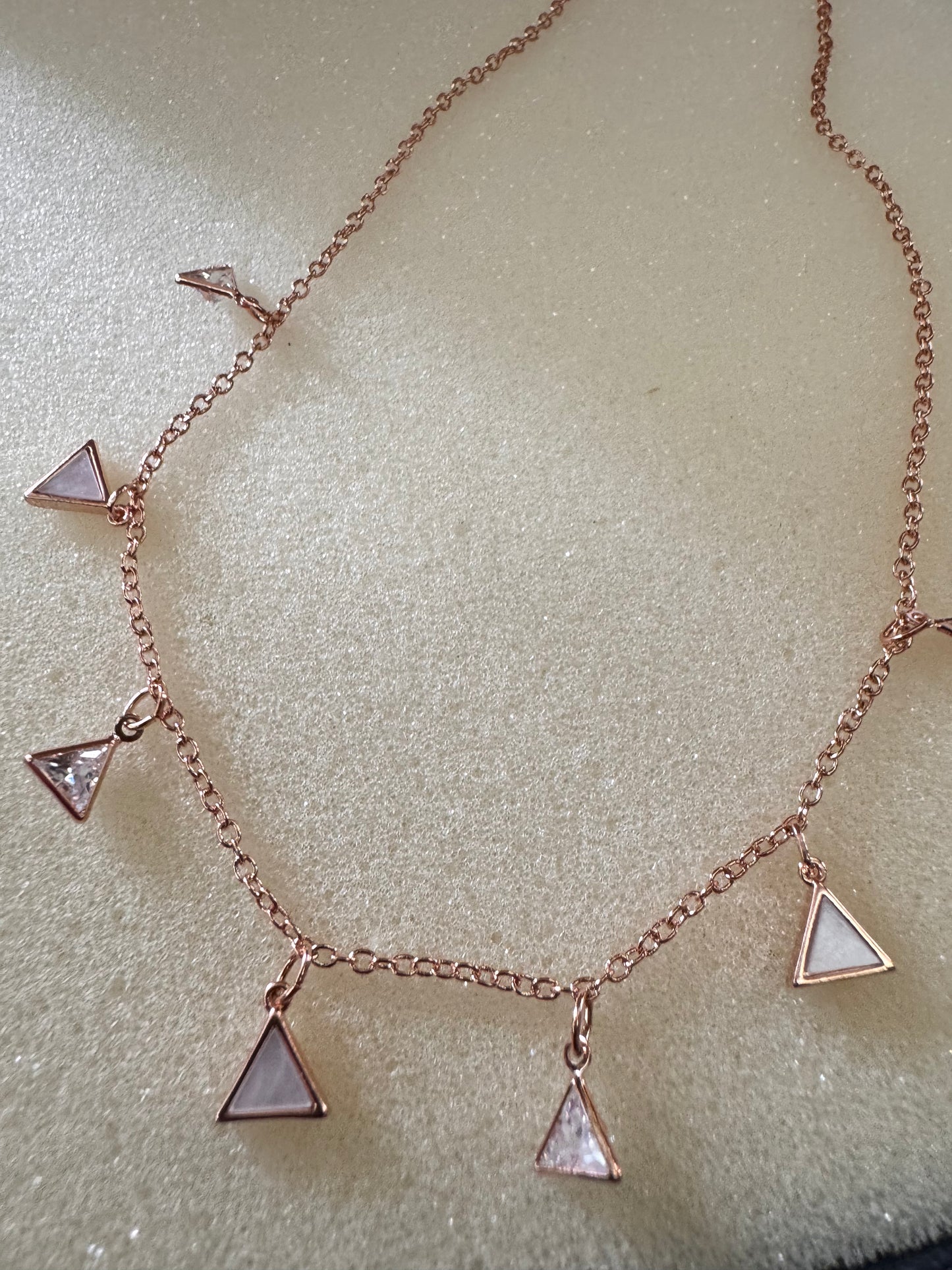 Triangle Whisper Necklace