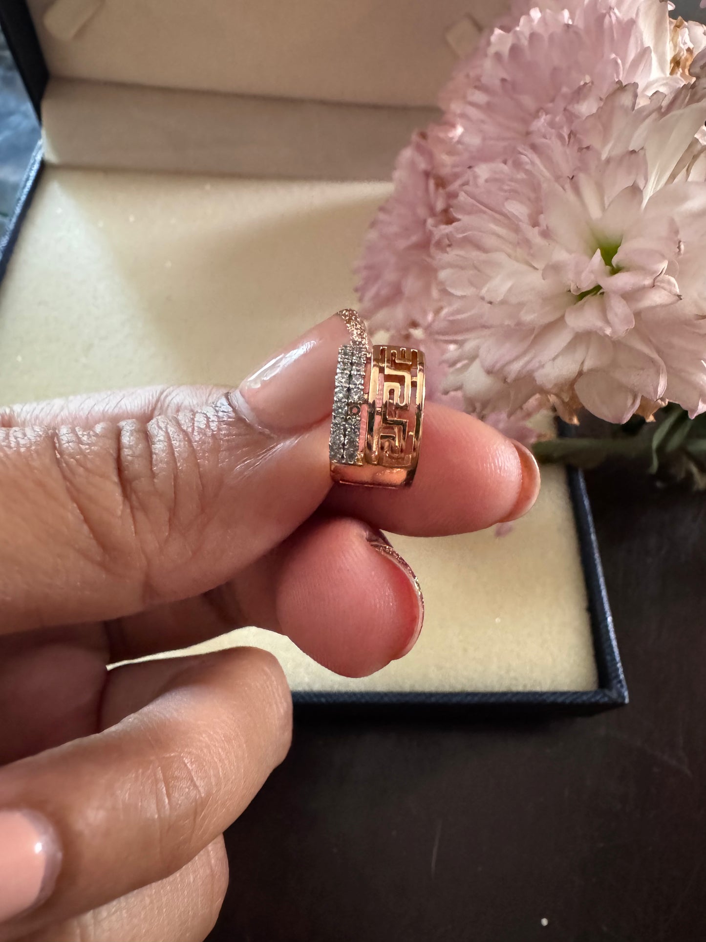 Athena Luxe Huggie Hoops
