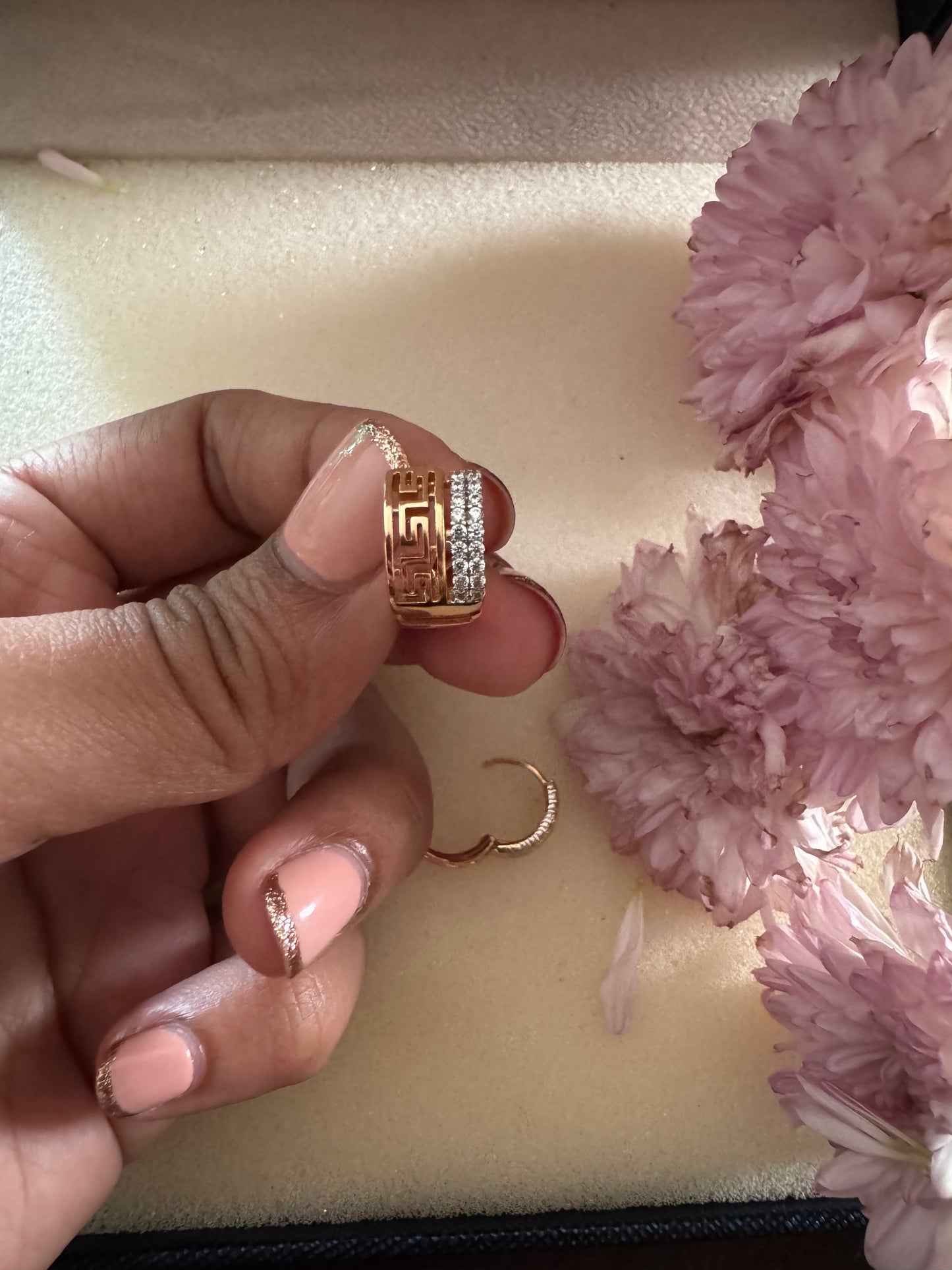 Athena Luxe Huggie Hoops