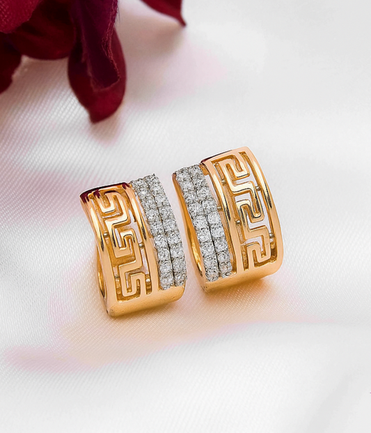 Athena Luxe Huggie Hoops