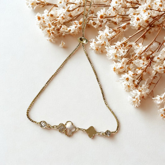 Golden Petal Harmony Bracelet