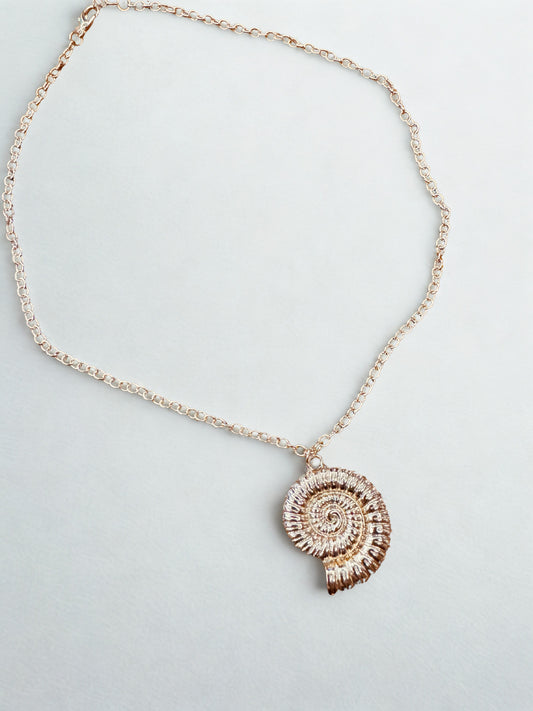 Nautilus Shell Pendant Necklace
