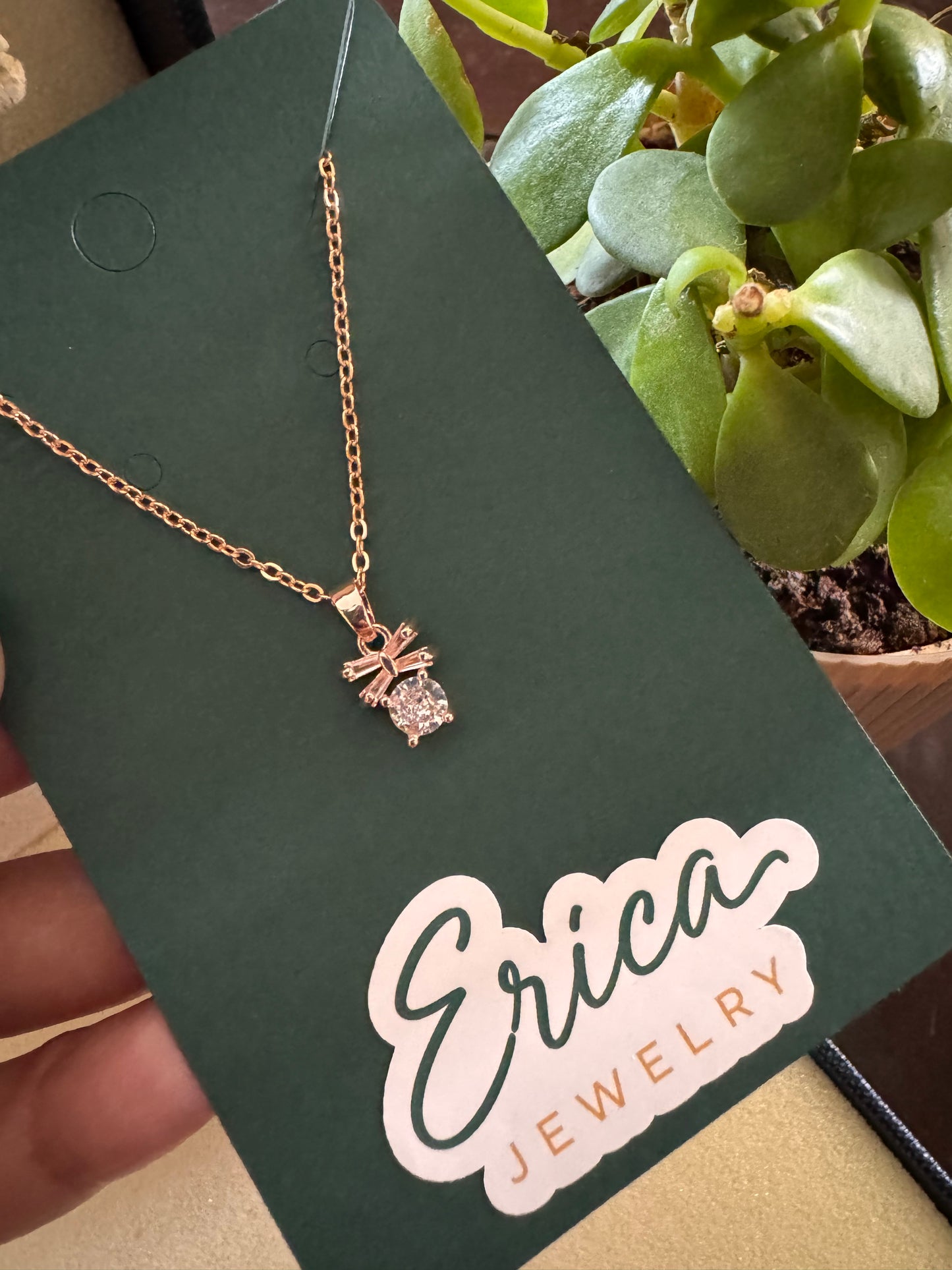 Bow & Brilliance Necklace