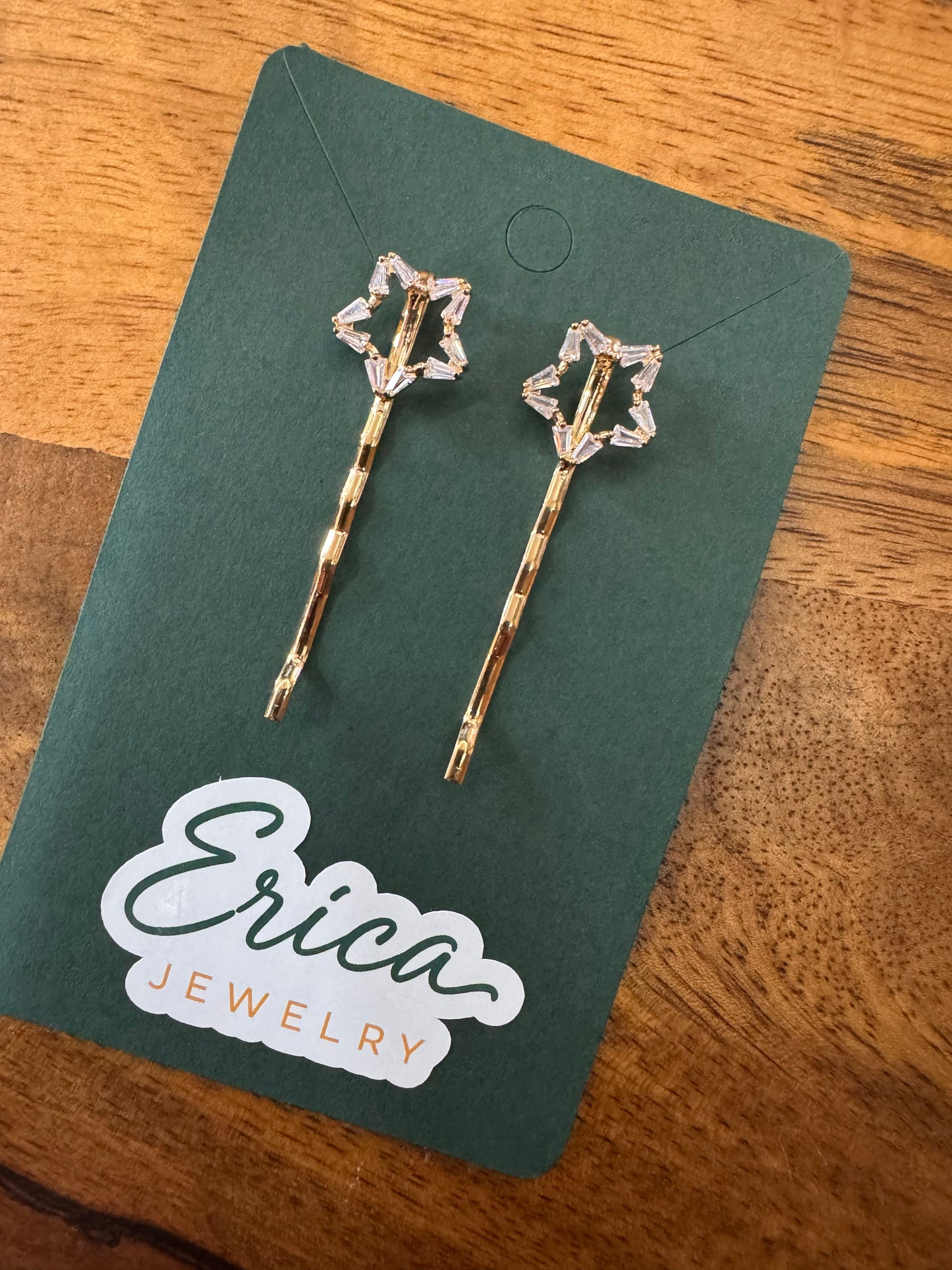 Starry Wand Crystal Hairpins