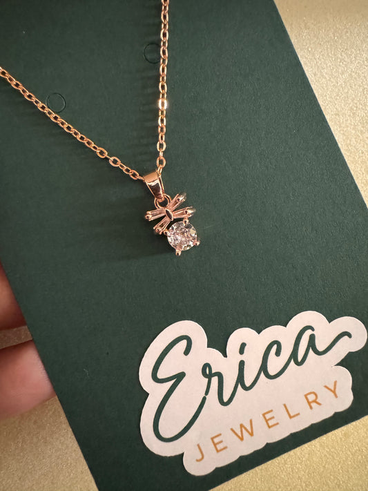 Bow & Brilliance Necklace