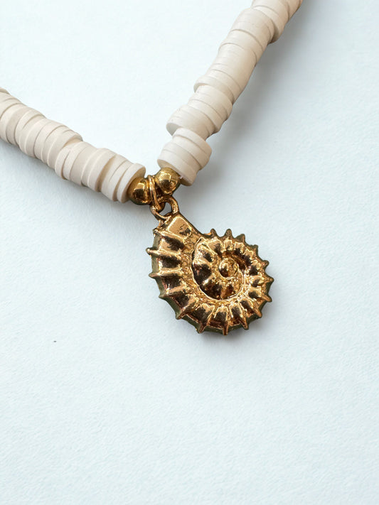 Coastal Charm Nautilus Necklace