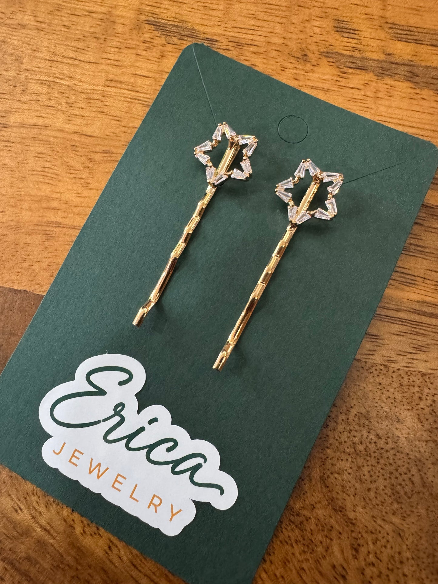 Starry Wand Crystal Hairpins