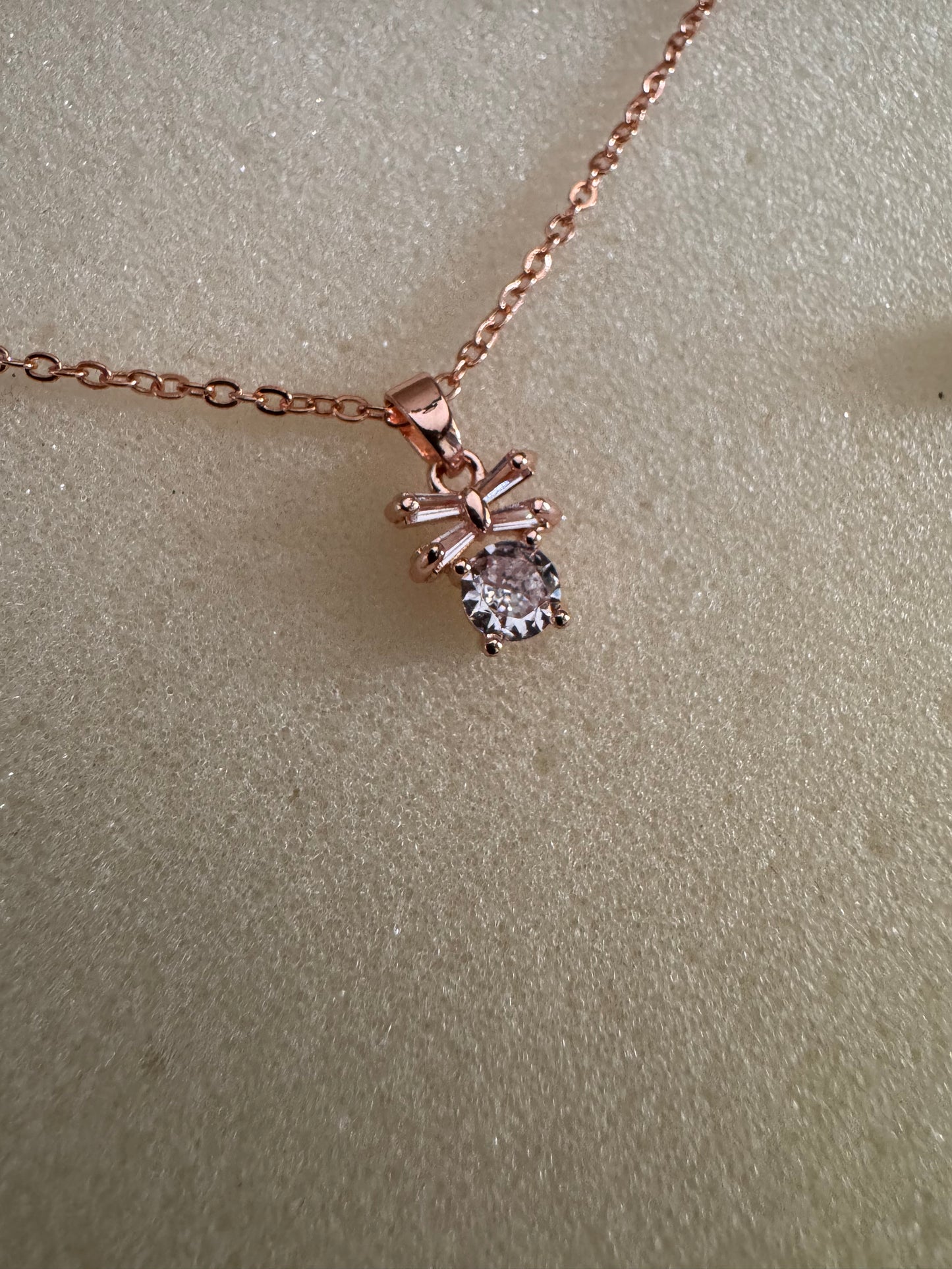 Bow & Brilliance Necklace
