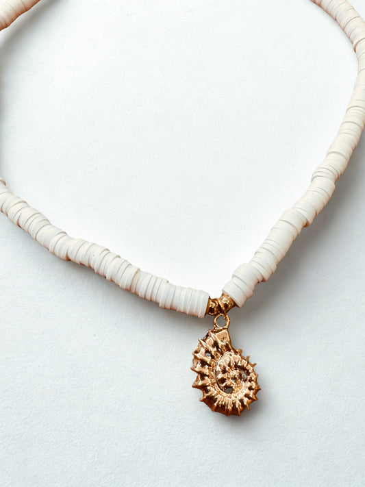 Coastal Charm Nautilus Necklace