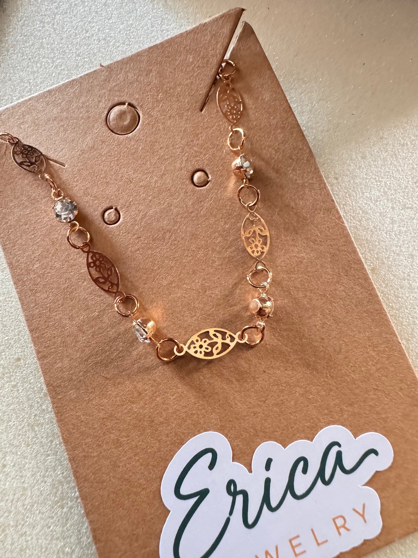 Flora Glint Bracelet Discover minimal, everyday gold jewelry designed for modern women. Shop earrings, rings, and necklaces at Erica Jewelry.