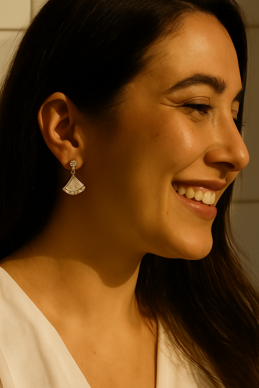 Mother-of-Pearl Drop Earrings