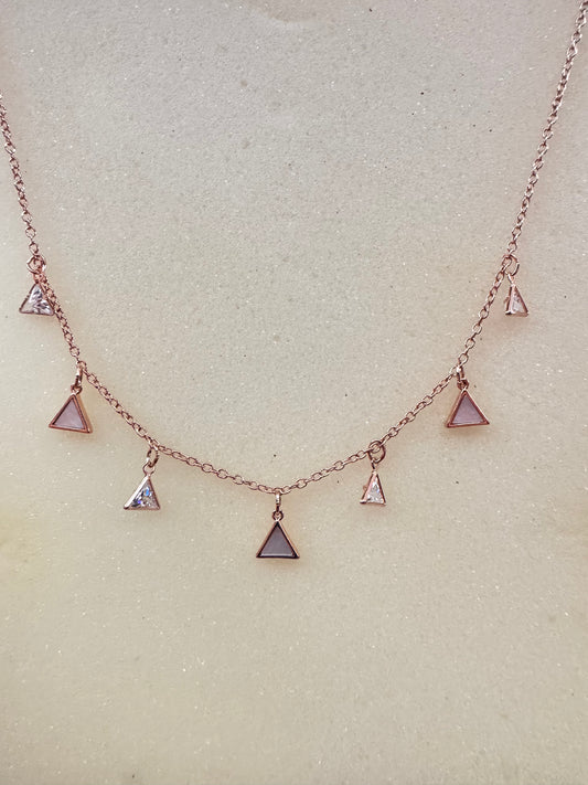 Triangle Whisper Necklace